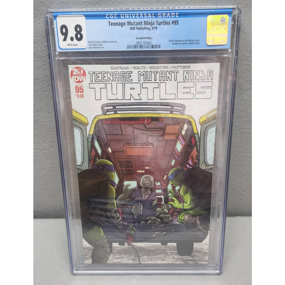 TEENAGE MUTANT NINJA TURTLES (TMNT)‎ #95 1995 CGC 9.8 2nd PRINT-JENNIKA